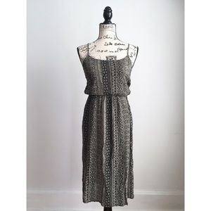 Forever 21 Midi Aztec Print Boho Dress